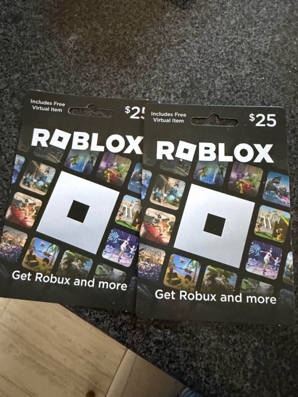 Roblox $25 Gift Card - Black - Roblox Brand